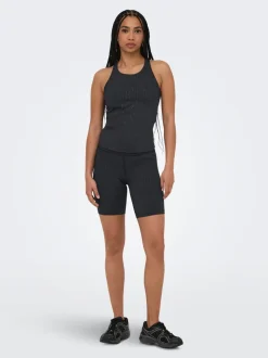 ONPJAM-2-POPPY Vita alta Tight Fit Bermuda