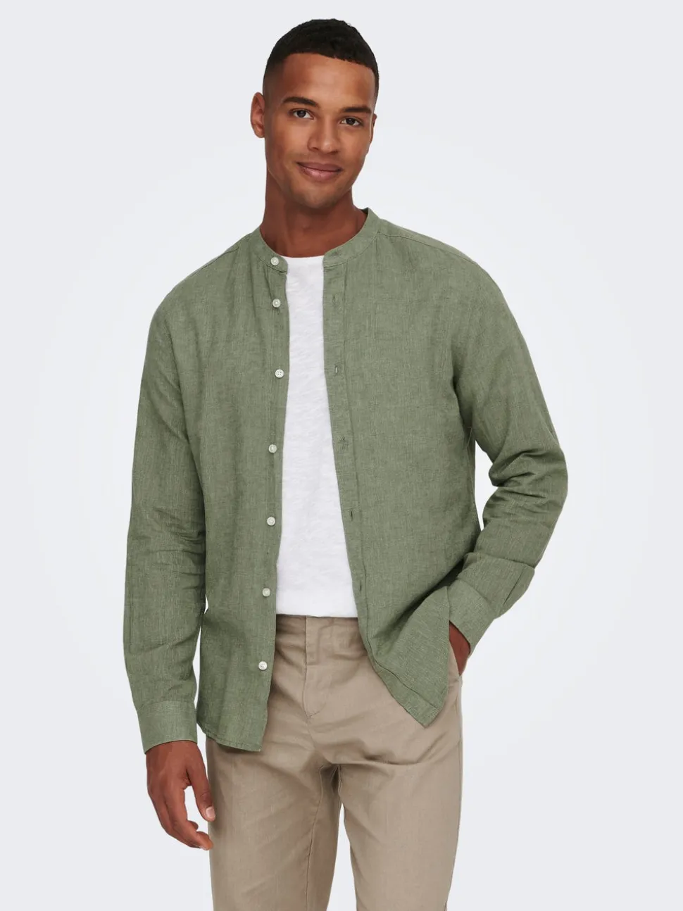 ONSCAIDEN Lino Camicia