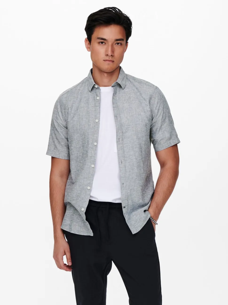 ONSCAIDEN Lino Camicia