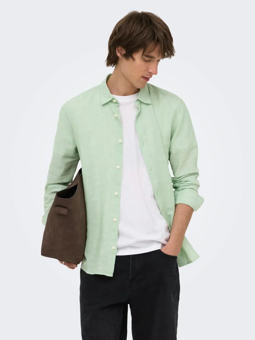 ONSCAIDEN Lino Camicia