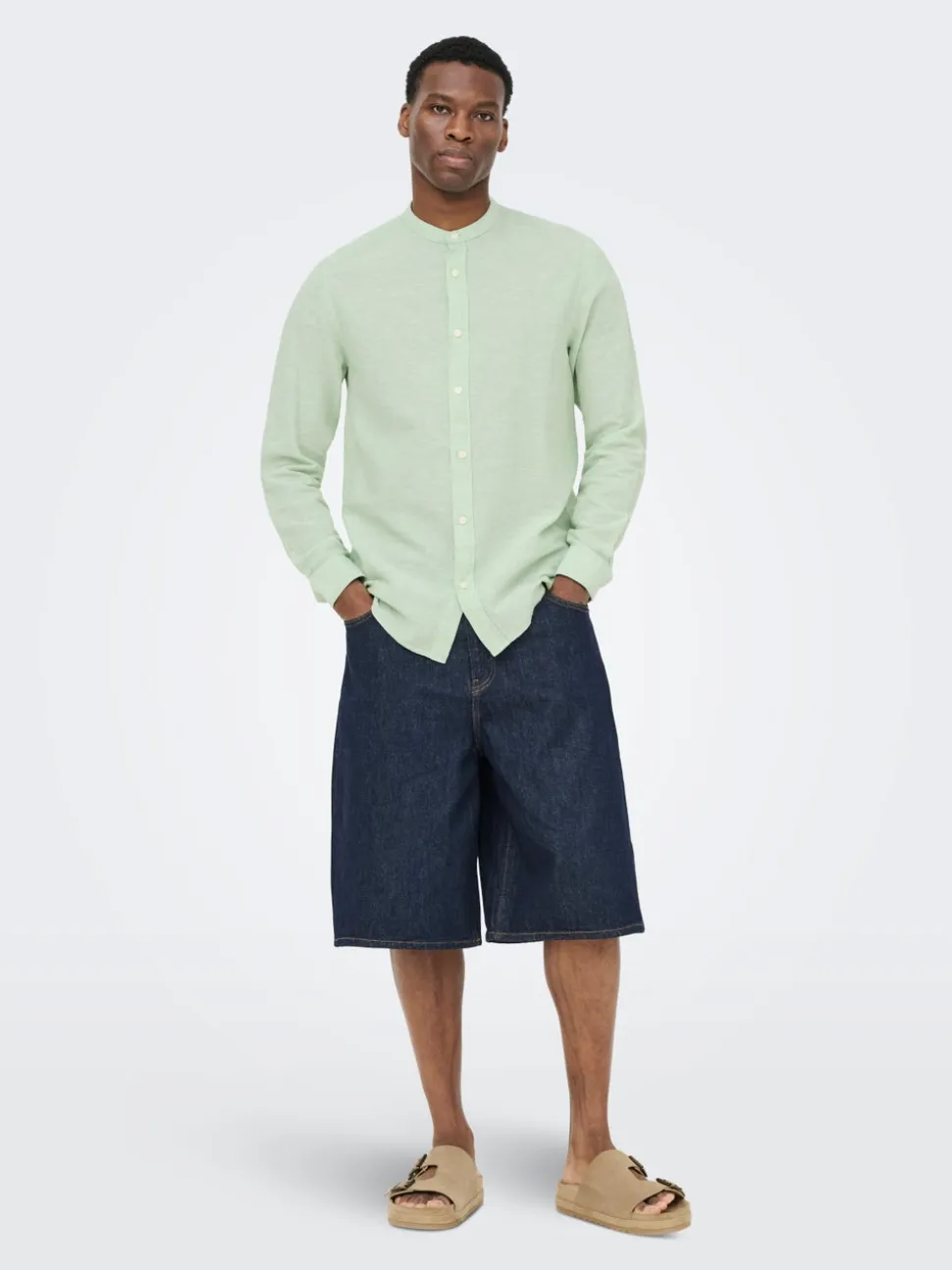 ONSCAIDEN Lino Camicia