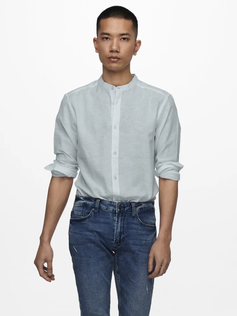ONSCAIDEN Lino Camicia