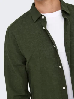 ONSCAIDEN Lino Camicia