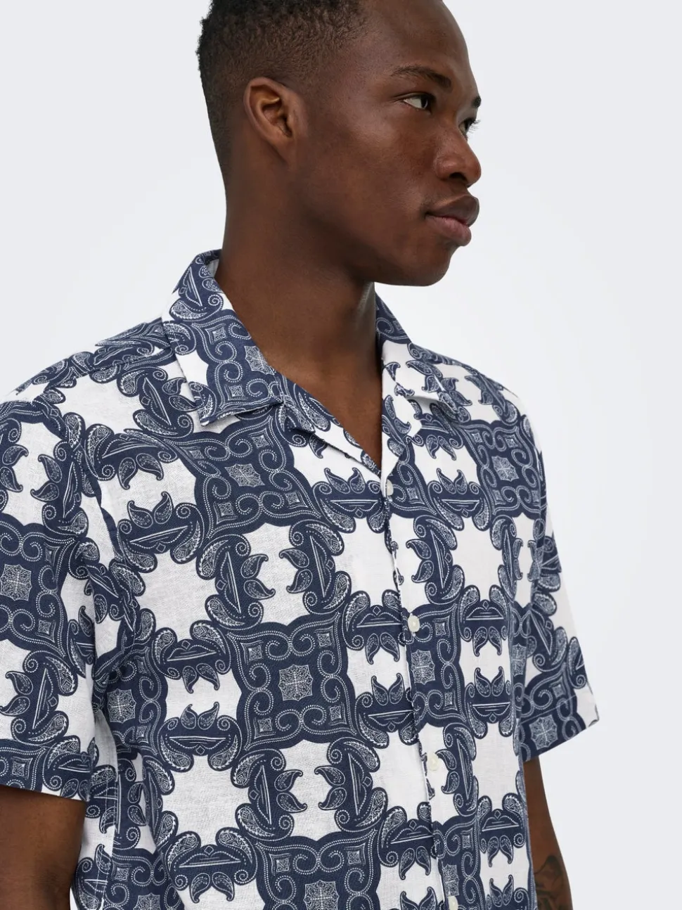 ONSCAIDEN Lino Camicia