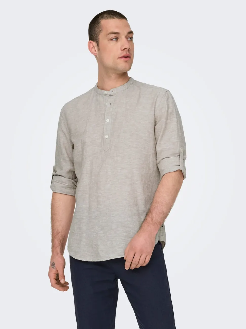 ONSCAIDEN Lino Camicia