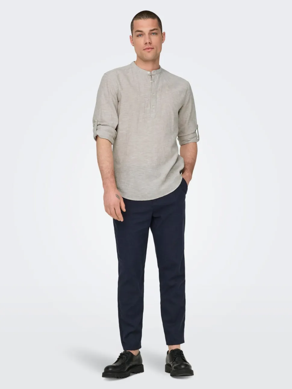 ONSCAIDEN Lino Camicia