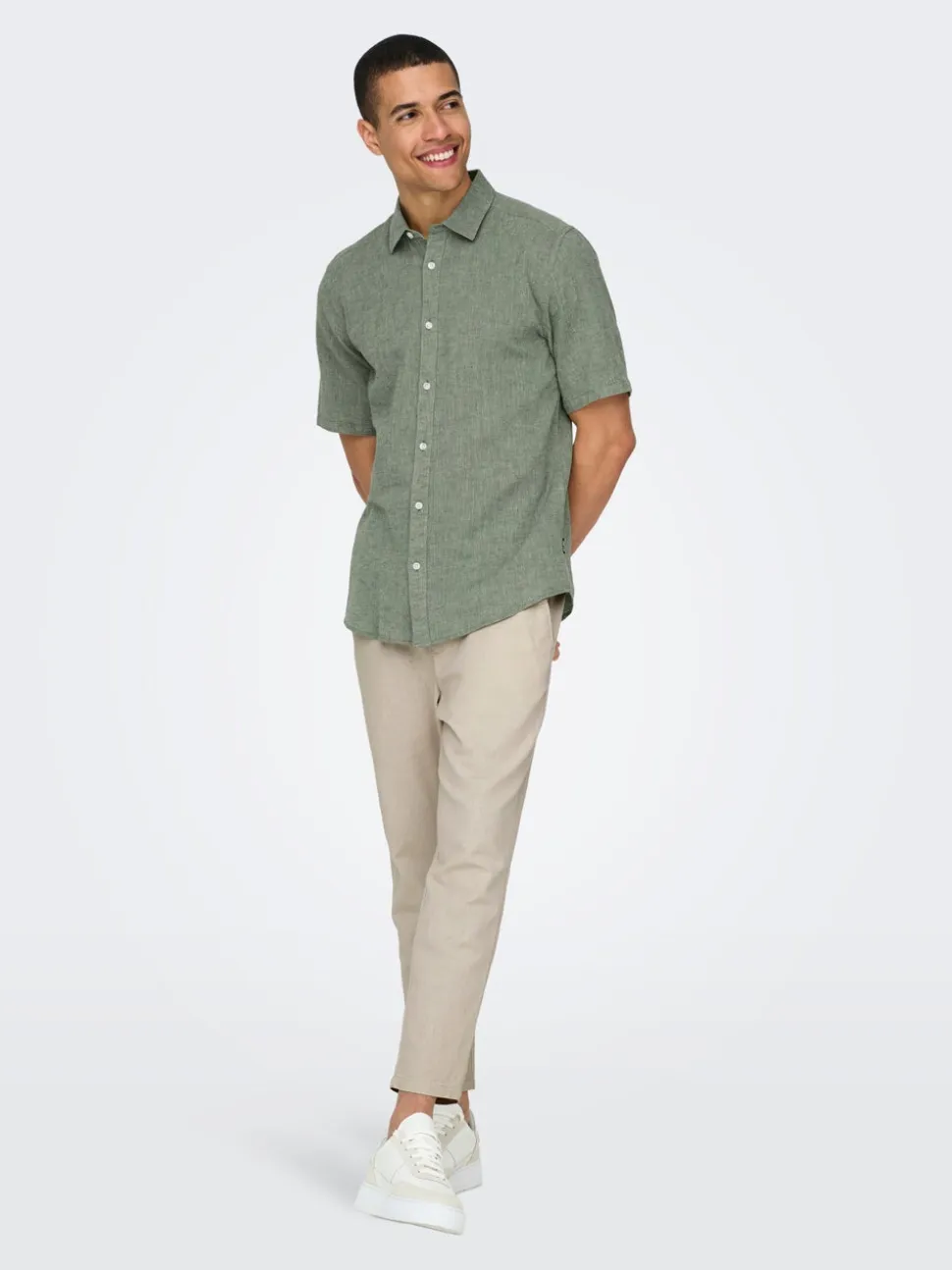 ONSCAIDEN Lino Camicia