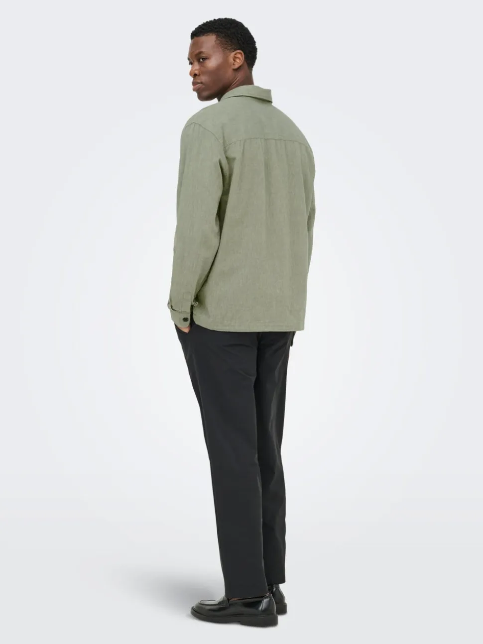 ONSCAIDEN Lino Giacca camicia