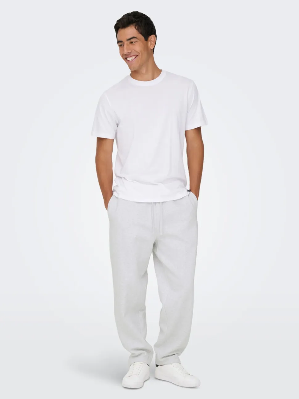 ONSCERES Wide Leg Fit Pantaloni in felpa