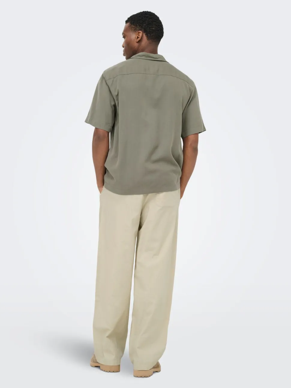 ONSDAVES Wide Leg Fit Lino Pantaloni