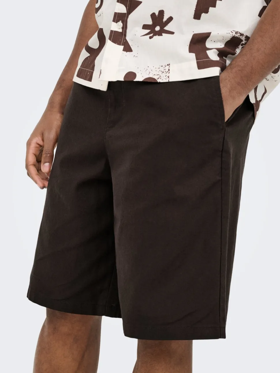 ONSDAVES Wide Leg Fit Lino Shorts