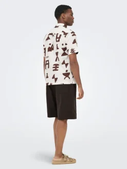 ONSDAVES Wide Leg Fit Lino Shorts