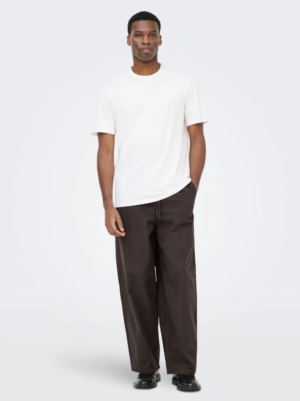 ONSDAVES Wide Leg Fit Lino Pantaloni