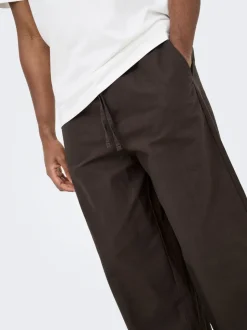 ONSDAVES Wide Leg Fit Lino Pantaloni