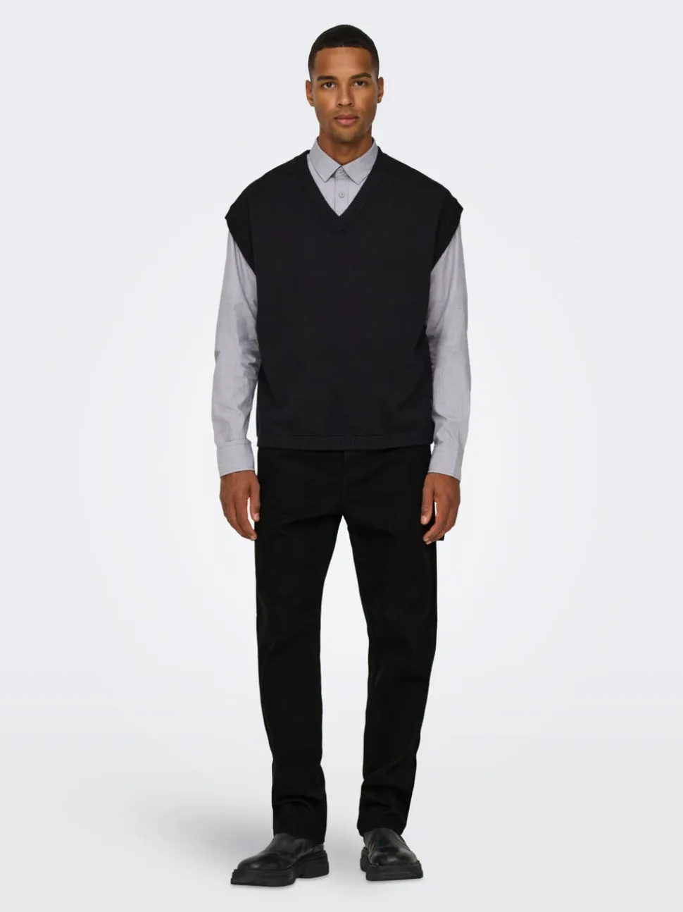 ONSEDGE Vita media Straight Fit Jeans