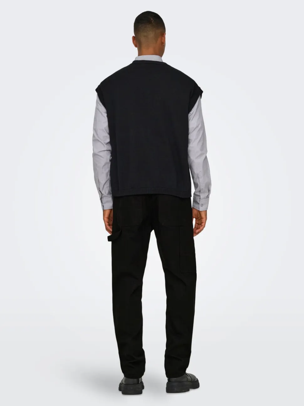 ONSEDGE Vita media Straight Fit Jeans