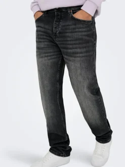 ONSEDGE Vita media Straight Fit Jeans