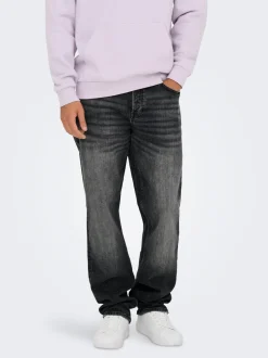 ONSEDGE Vita media Straight Fit Jeans