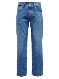 ONSEDGE Vita media Straight Fit Jeans