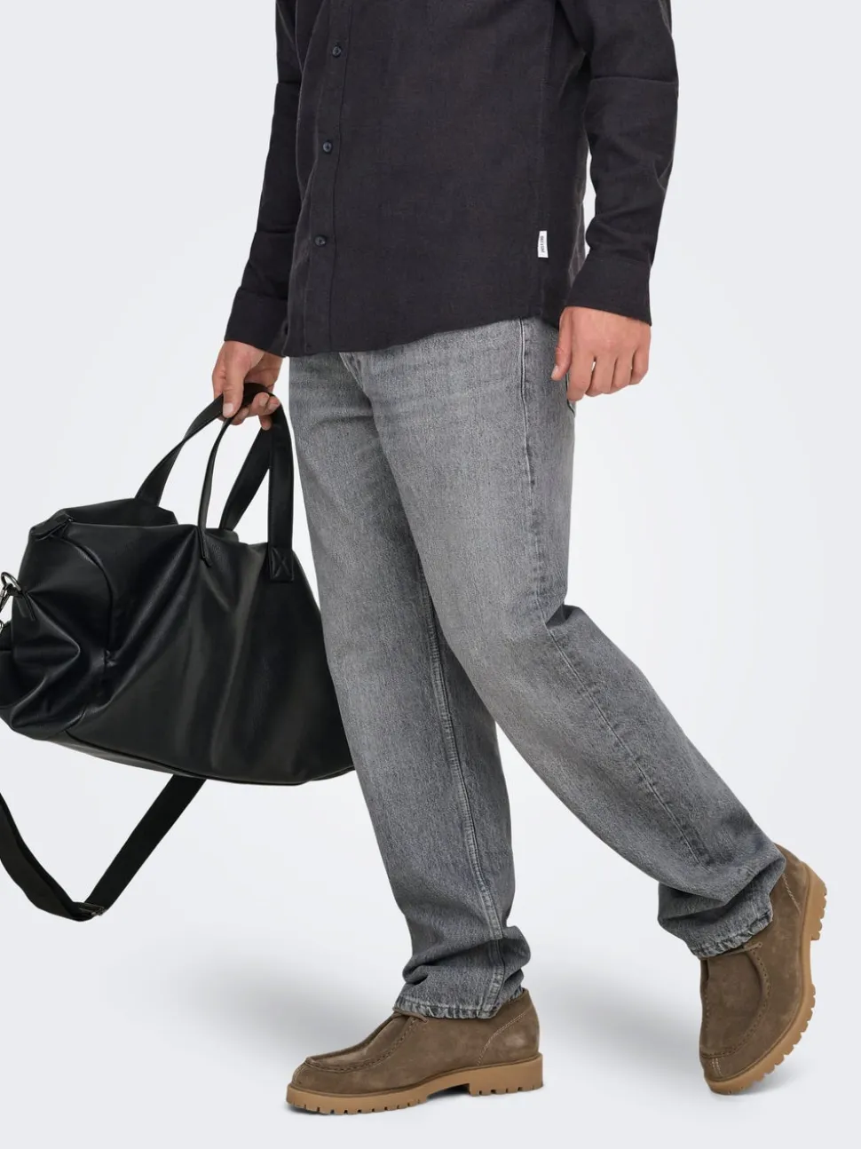 ONSEDGE Vita media Straight Fit Jeans