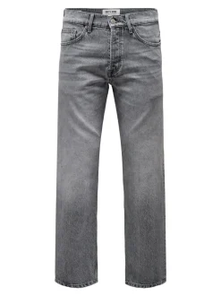 ONSEDGE Vita media Straight Fit Jeans