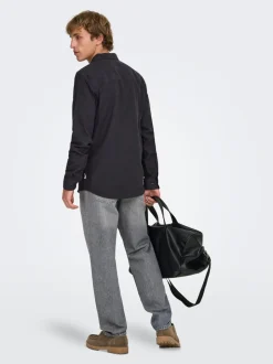 ONSEDGE Vita media Straight Fit Jeans