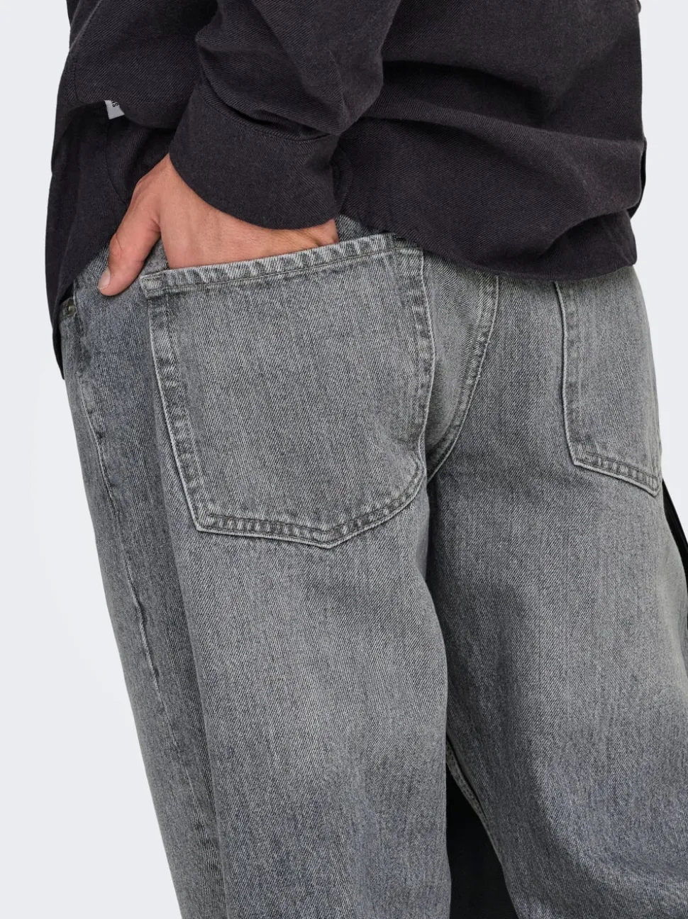ONSEDGE Vita media Straight Fit Jeans
