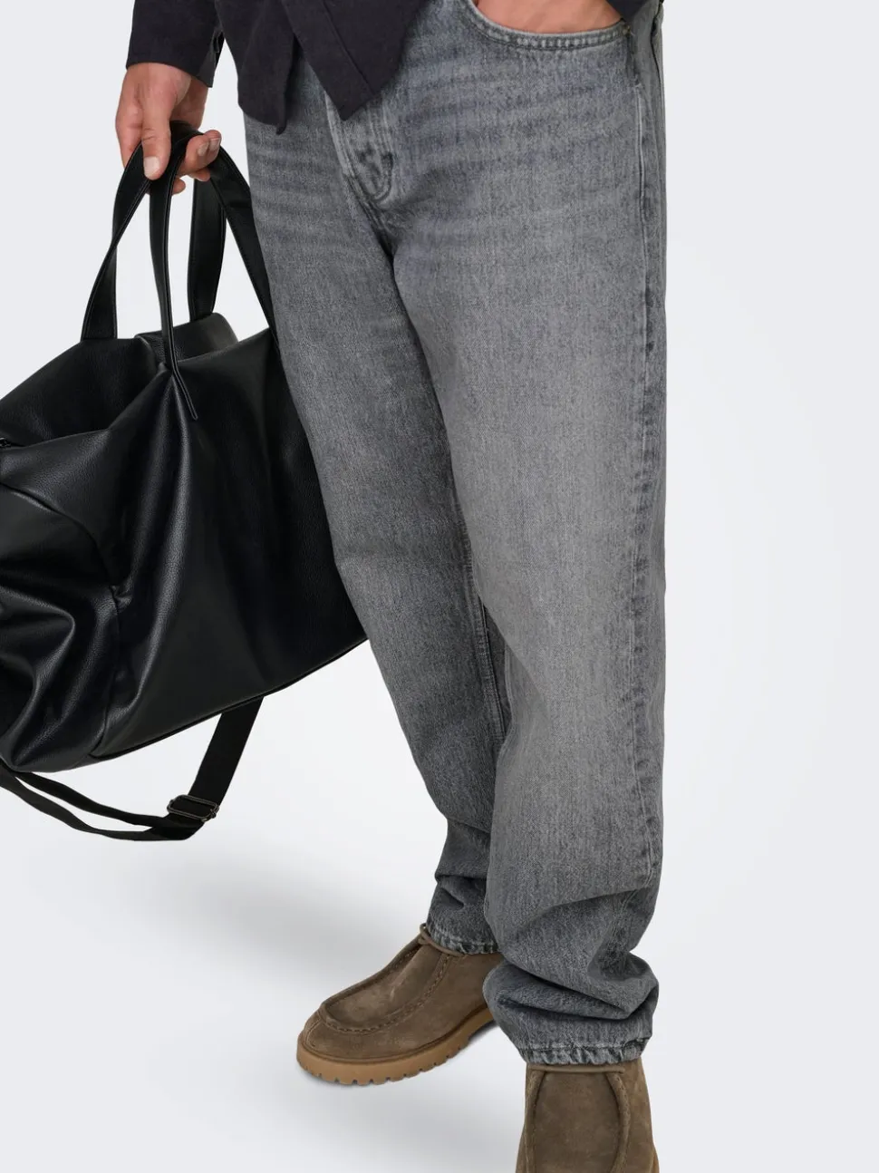 ONSEDGE Vita media Straight Fit Jeans