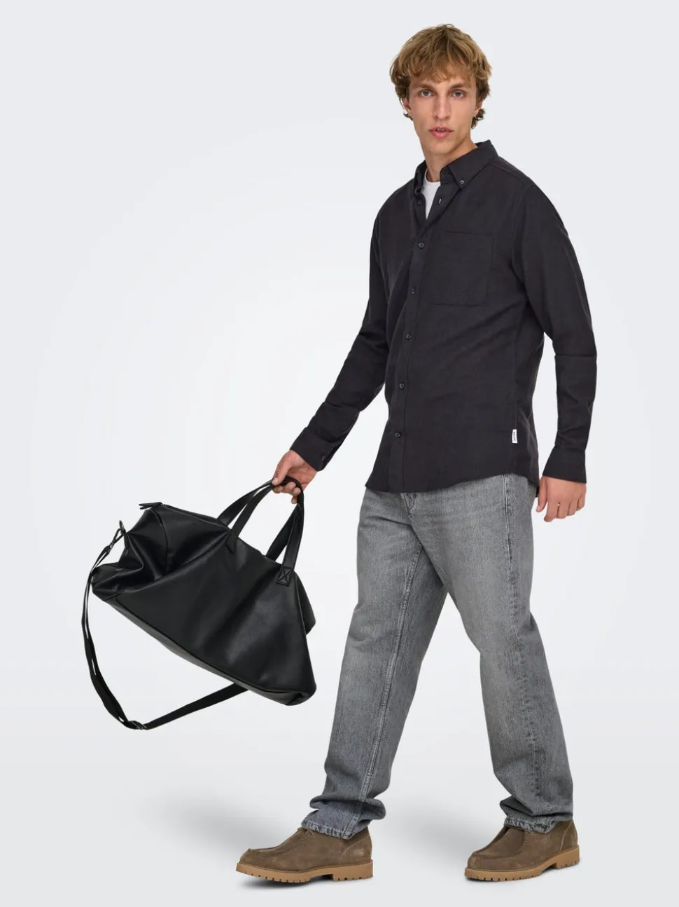 ONSEDGE Vita media Straight Fit Jeans