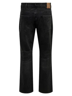 ONSEDGE Vita media Straight Fit Jeans