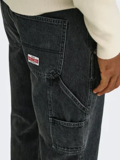 ONSEDGE Vita media Straight Fit Jeans