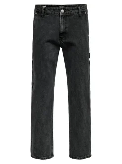 ONSEDGE Vita media Straight Fit Jeans