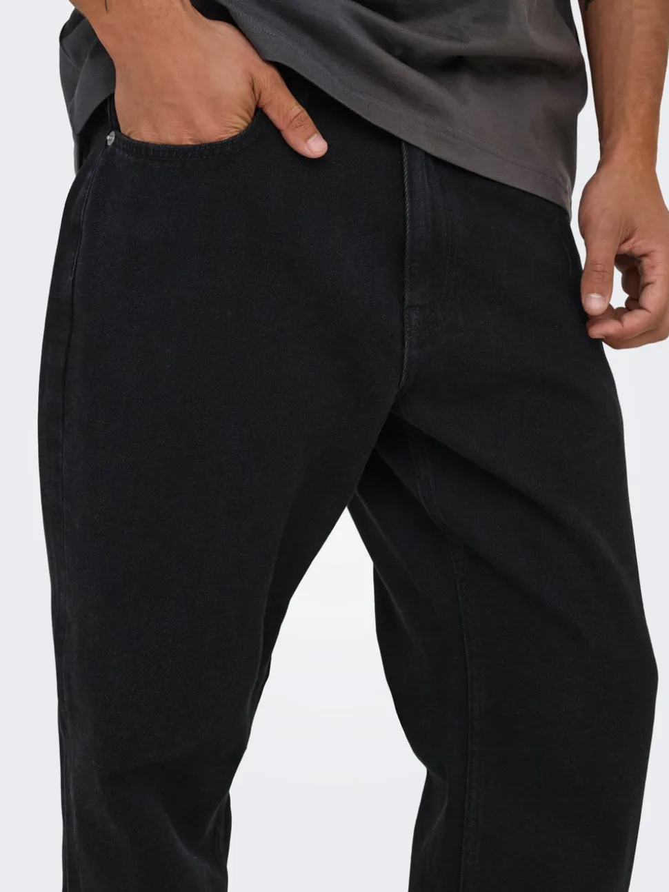ONSEDGE Vita media Straight Fit Jeans