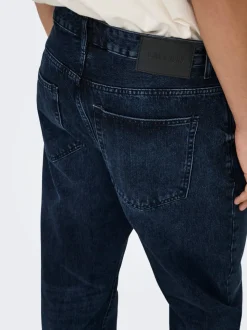 ONSEDGE Vita media Straight Fit Jeans