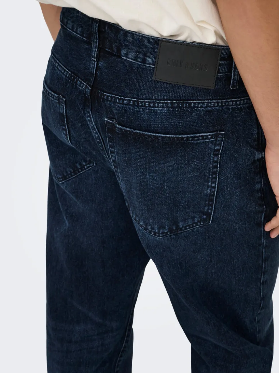 ONSEDGE Vita media Straight Fit Jeans