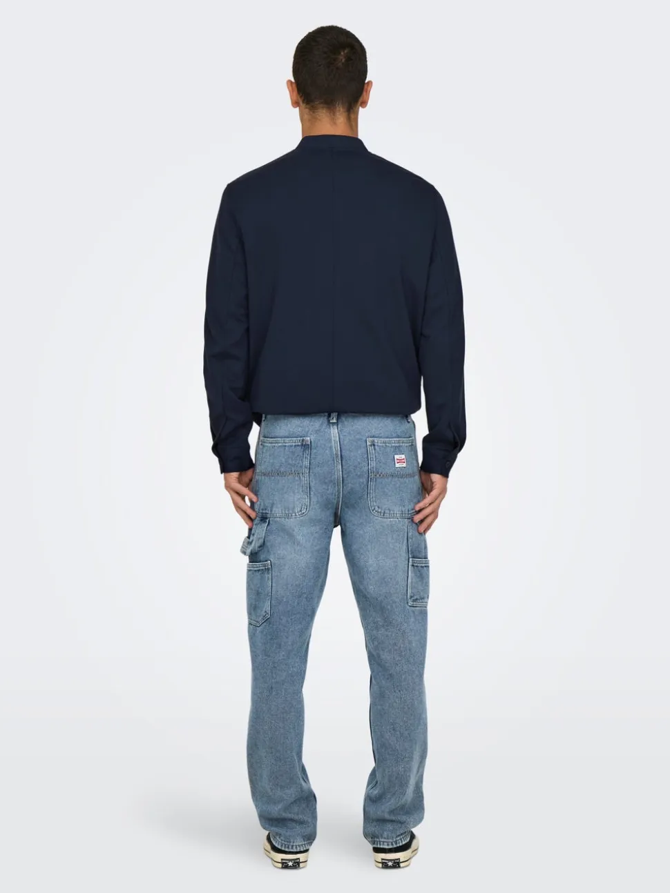 ONSEDGE Vita media Straight Fit Jeans
