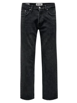 ONSEDGE Vita media Straight Fit Jeans