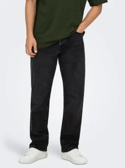 ONSEDGE Vita media Straight Fit Jeans