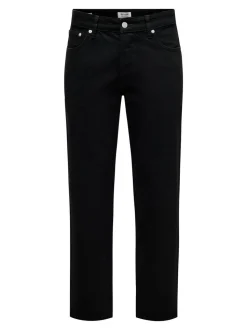 ONSEDGE Vita media Straight Fit Jeans