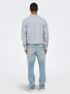 ONSEDGE Vita media Straight Fit Jeans