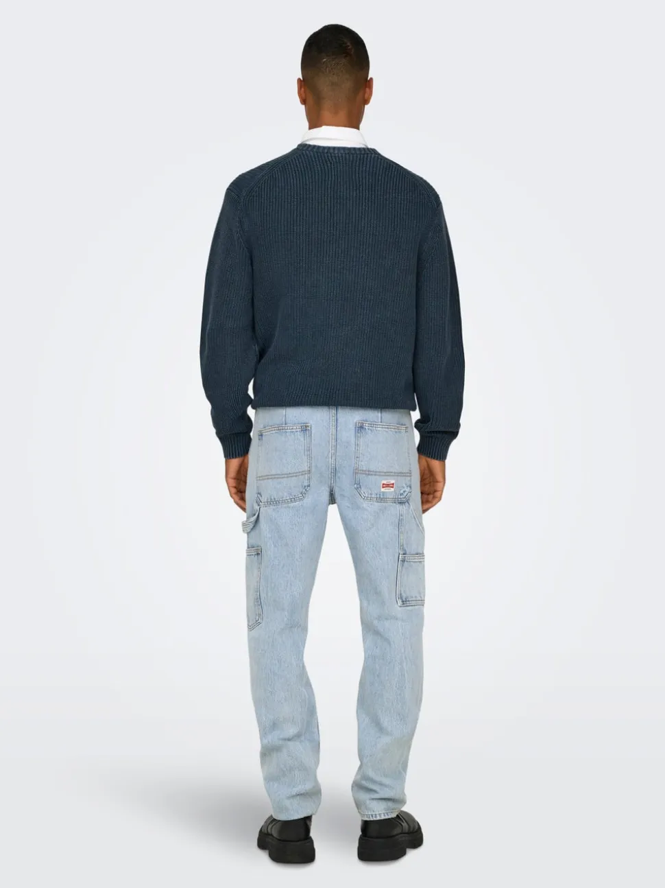 ONSEDGE Vita media Straight Fit Jeans