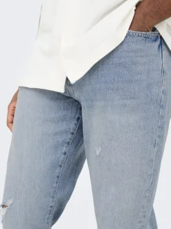 ONSEDGE Vita media Straight Fit Jeans