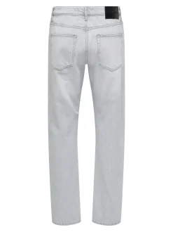 ONSEDGE Vita media Straight Fit Jeans