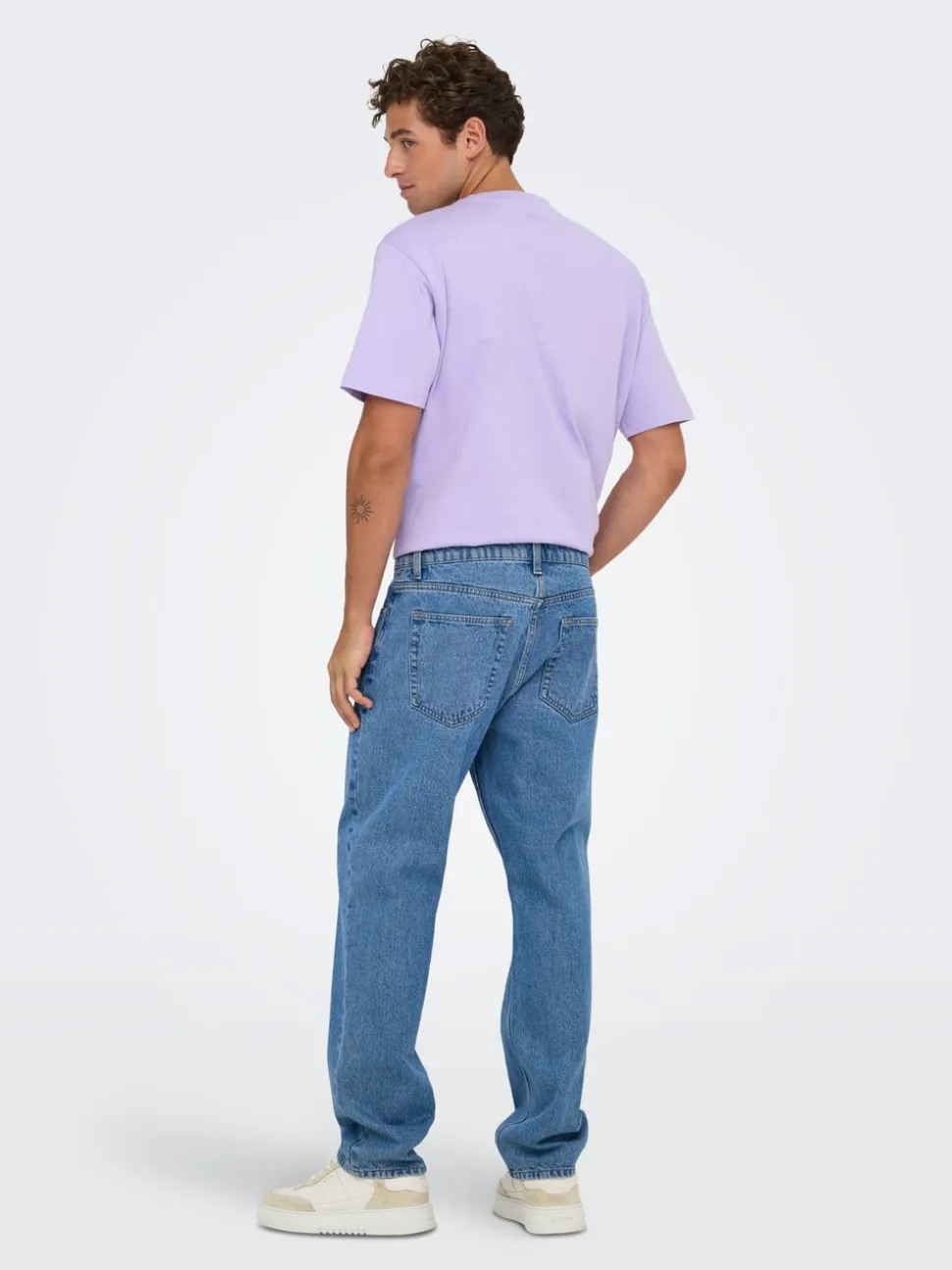 ONSEDGE Vita media Straight Fit Jeans