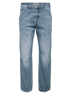 ONSEDGE Vita media Straight Fit Jeans