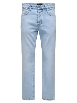 ONSEDGE Vita media Straight Fit Jeans