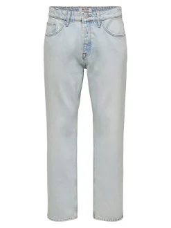 ONSEDGE Vita media Straight Fit Jeans