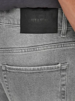 ONSEDGE Vita media Straight Fit Jeans