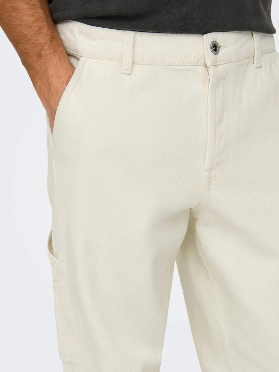 ONSEDGE Vita media Straight Fit Jeans