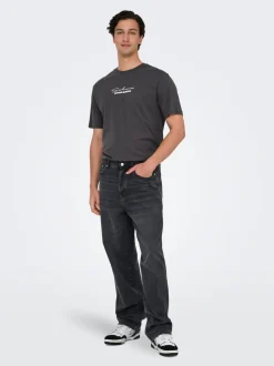 ONSFADE Vita alta Loose Fit Jeans